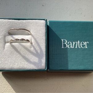 Banter Silver Ring Set